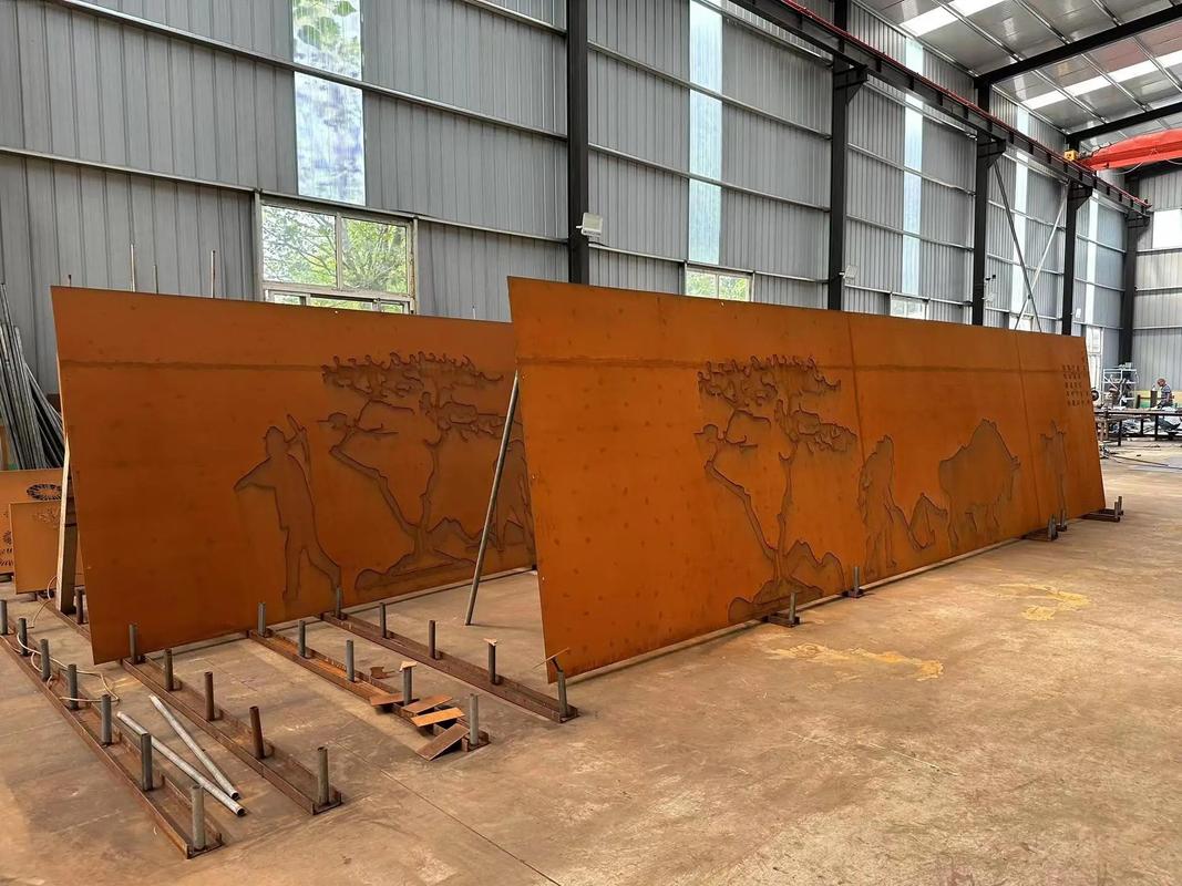 江边乡耐候钢幕墙