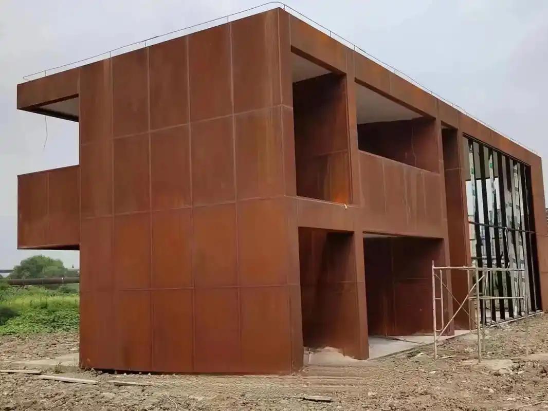 江边乡耐候钢板幕墙