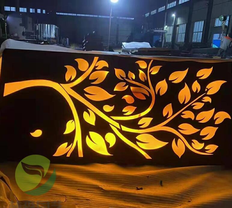 江边乡耐候钢板灯箱